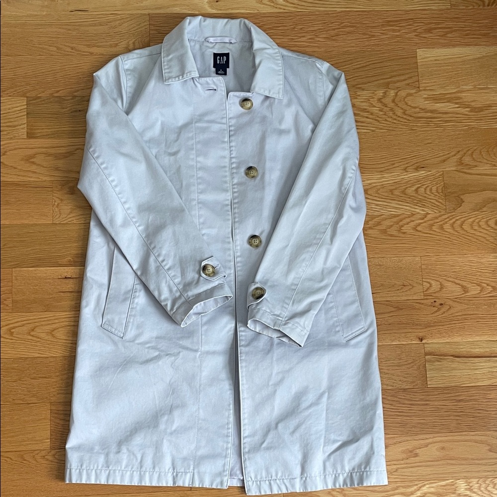 GAP Women's Lilac Trench Coat